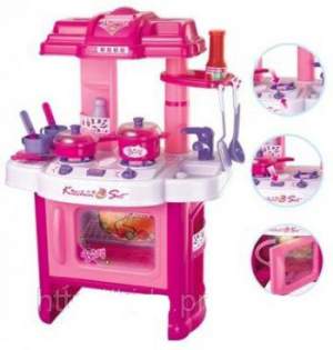 Игровой набор Кухня 008-26 электронная (звук, свет,15 предметов)