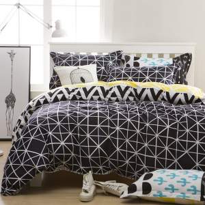 Уценка (дефекты)! Комплект постельного белья Геометрия (двуспальный-евро)