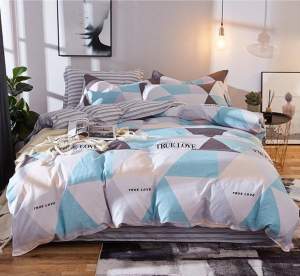 Уценка (дефекты)! Комплект постельного белья Треугольники (полуторный)
