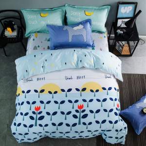 Уценка (дефекты)! Комплект постельного белья Счастье (двуспальный-евро)