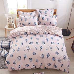 Уценка (дефекты)! Комплект постельного белья Ракушки (полуторный)