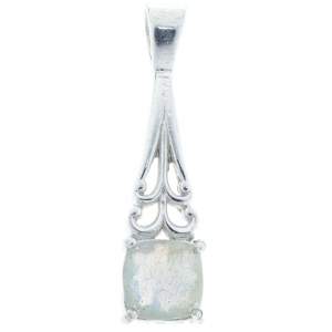 Серебряная подвеска 925 пробы 3,17 гр. с канадским лабрадоритом и топазами 1,96 карат