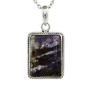 Серебряная подвеска 925 пробы 6,44 г с тиффани Стоун 12,66 карат