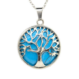 Подвеска 9,15 гр. с бирюзой 22,5 карат в покрытии родием