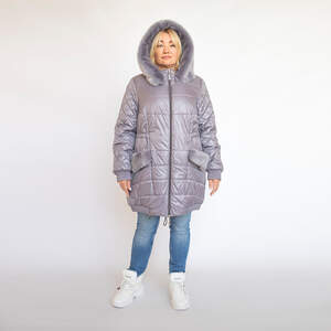 Женская куртка ARKTICA с мехом, цвета Silver