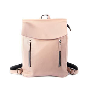 Рюкзак Roberto Rietti из натуральной кожи пудрового цвета 