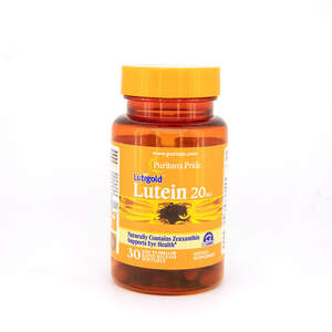 Лютеин для зрения с зеаксантином, Lutein with Zeaxanthin, Puritan's Pride, 20 мг, 30 капсул