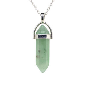 Подвеска 4,7 гр. с нефритом в покрытии родием 17,35 карат