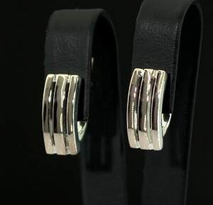 Серебряные серьги 925 пробы с золотом 375 пробы 3,6 г