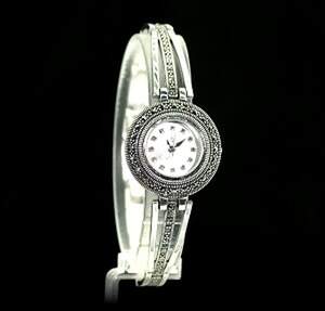 Серебряный часы 925 пробы 32,74 г с Марказитами 1,46 карат