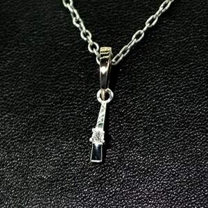 Серебряная подвеска 925 пробы с позолотой 585 пробы 0,59 г с Діамантом 0,06 карат