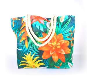 Жіноча сумка с льону 