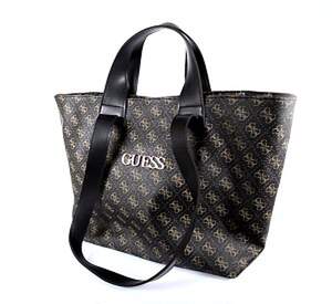 Жіноча сумка цвета Black&Brown, репліка Guess