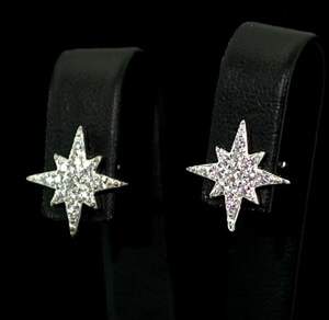 Серебряные серьги 925 пробы 1,75 г с Фианитами 0,78 карат