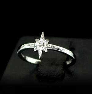 Серебряное кольцо 925 пробы 1,33 г с Фианитами 0,18 карат