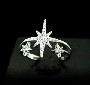 Серебряное кольцо 925 пробы 2,03 г с Фианитами 0,52 карат