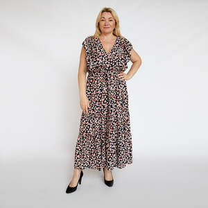 Платье с флористичним принтом