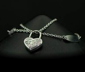 Браслет з родиевым напиленням, репліка Louis Vuitton, 17-19.5 см