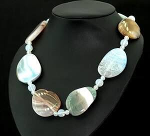 Ожерелье з кольоровими Агатами 785 карат