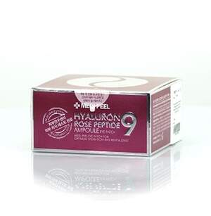 Патчі гідрогелеві с пептидами и трояндою Hyaluron Rose Peptide 9 Ampoule Eye Patch, Medi Peel, 60 шт
