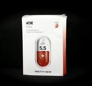 Маска для лицо pH 5.5 Acne Mask Pretty Skin, 25 мл x 10