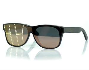 Солнцезащитные очки  с поляризацией  UV400 категорія 3, в чорній оправі, скло бронзове, ALEX EKO