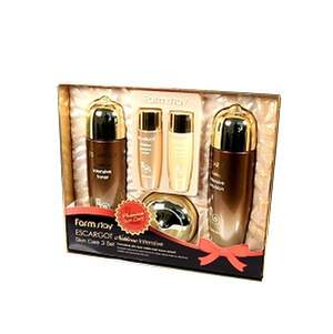 Набор для догляду за шкірою лицо  Escargot Noblesse Intensive Skin Care 3 Set, Farmstay, 5 шт.