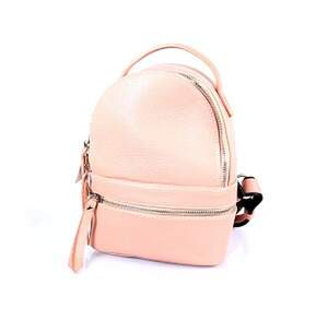 Женский рюкзак Firetto из натуральной кожи пудрового цвета Женский рюкзак Firetto из натуральной кожи пудрового цвета