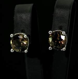 Серебряные серьги 925 пробы 5,44 г с турецкими султанитами класса АААА 6,4 карат Серебряные серьги 925 пробы 5,44 г с турецкими султанитами класса АААА 6,4 карат