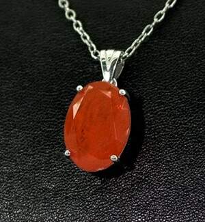 Серебряная подвеска 925 пробы 4,34 г с Турмаліном Дравітом 5,85 карат Серебряная подвеска 925 пробы 4,34 г с Турмаліном Дравітом 5,85 карат