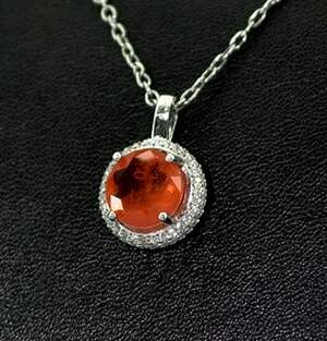 Серебряная подвеска 925 пробы 3,06 г с Турмаліном Дравітом и цирконами 3,53 карат Серебряная подвеска 925 пробы 3,06 г с Турмаліном Дравітом и цирконами 3,53 карат