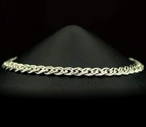 Серебряный браслет 925 пробы 5,9 г, плетіння Подвійний панцир