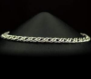 Серебряный браслет 925 пробы 5,9 г, плетіння Нона