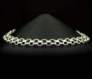 Серебряный браслет 925 пробы 7,9 г, плетіння Бісмарк якірний