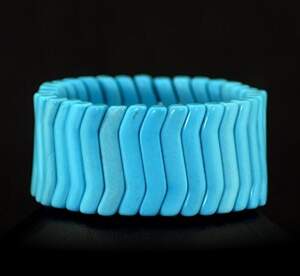 Браслет з Бірюзою (прессованная) 16-18 см Браслет з Бірюзою (прессованная) 16-18 см