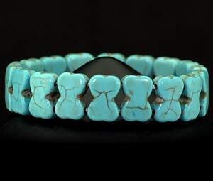 Браслет з Бірюзою (прессованная), 19 см Браслет з Бірюзою (прессованная), 19 см