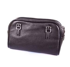 Жіноча сумка Vintage из натуральной кожи черного цвета Жіноча сумка Vintage из натуральной кожи черного цвета