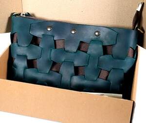 Жіноча сумка Blanknote из натуральной кожи зеленого цвета Жіноча сумка Blanknote из натуральной кожи зеленого цвета