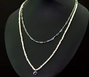 Серебряное колье 925 пробы 15,7 г с таїтянськими Перлинами барглаз 45-50 см Серебряное колье 925 пробы 15,7 г с таїтянськими Перлинами барглаз 45-50 см