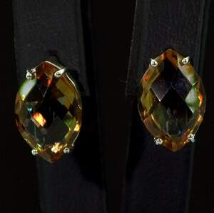 Серебряные серьги 925 пробы 4,55 г с турецкими Султанітами класса АААА 10,32 карат Серебряные серьги 925 пробы 4,55 г с турецкими Султанітами класса АААА 10,32 карат