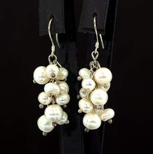 Серьги с Перлинами 35 карат Серьги с Перлинами 35 карат