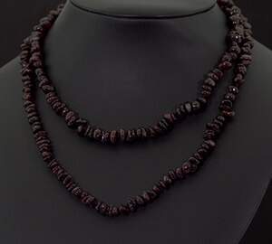 Ожерелье з Гранатами 187 карат 89+4 см Ожерелье з Гранатами 187 карат 89+4 см