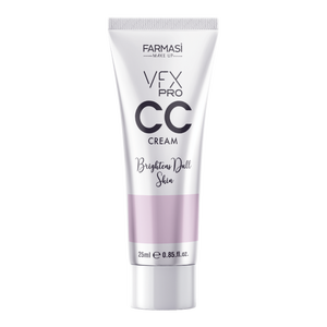 Сиреневый, фиолетовый Крем VFX Pro CC Purple для тусклой кожи, 25 мл Make Up Farmasi