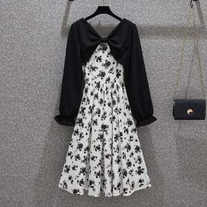 Красивый сарафан с цветочным принтом + болеро