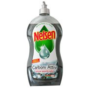 Nelsen жидкость для мытья посуды с активированым углем