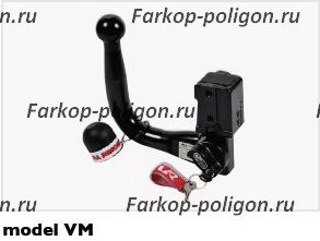 Вертикально быстросъемный фаркоп Audi A4 с 2004-08 г ( SEDAN, AVANT, QUATTRO, no S4, RS4)