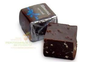 Шоколад с логотипом в необычных формах - кубики и стики