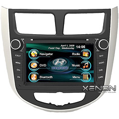Штатная магнитола с GPS для Hyundai Accent RoadRover