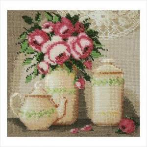 Набор для вышивания ''Розы и фарфор