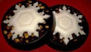 Мыло снежинка "Кофейно шоколадное" Мыло снежинка "Кофейно шоколадное"